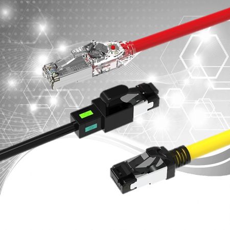 varias características del cable de conexión RJ45 de cobre para cumplir con diferentes entornos de cableado